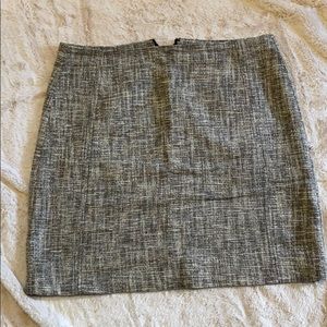 LOFT tweed mini skirt